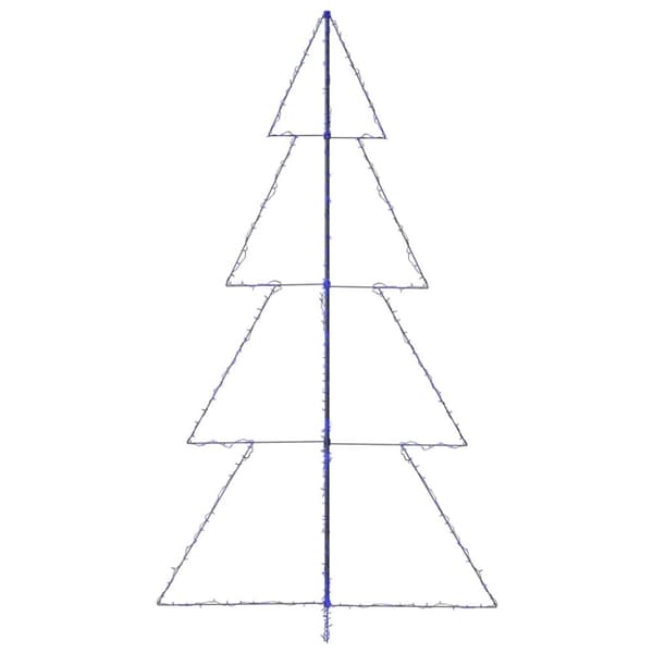 vidaXL Juletrekjegle 360 LED innendørs og utendørs 143x250 cm