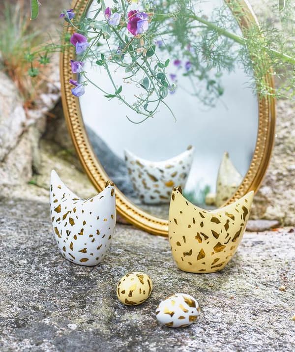 Goldie ägg Yellow/gold Påsk Cult Design