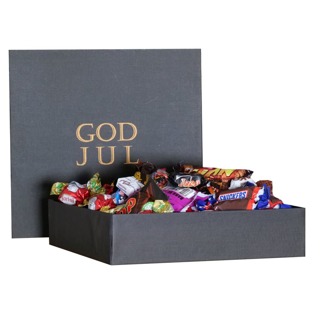 Stor godislåda god jul