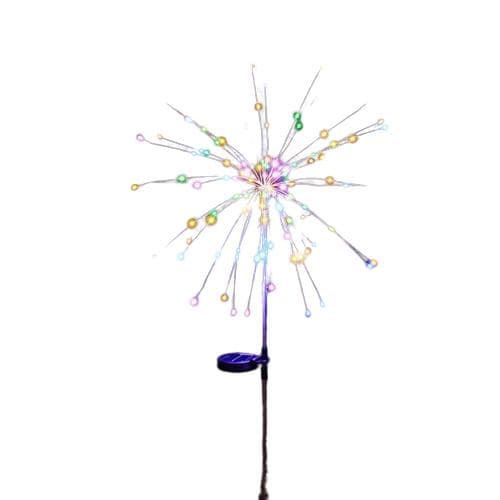 Julmaskros - Solenergi - Sparkler LED trädgårdsbelysning - 150 LED - Multicolor