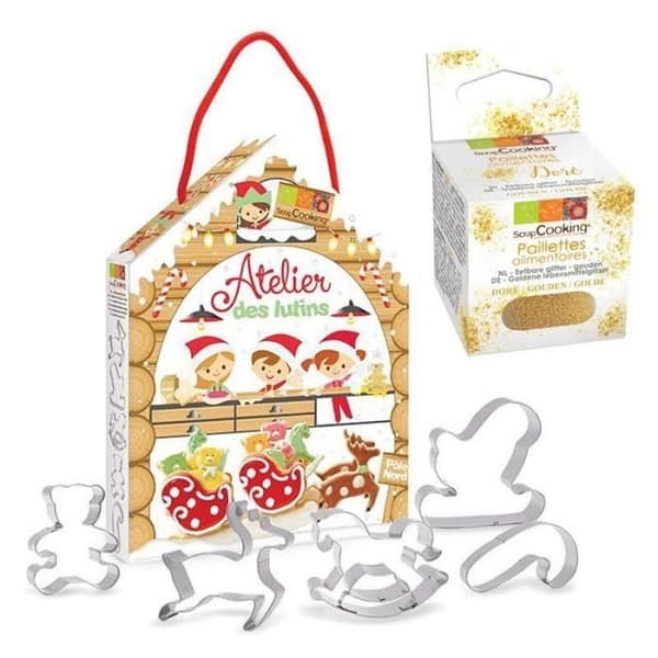 Konditorivaror Atelier des lutins + gyllene glitter