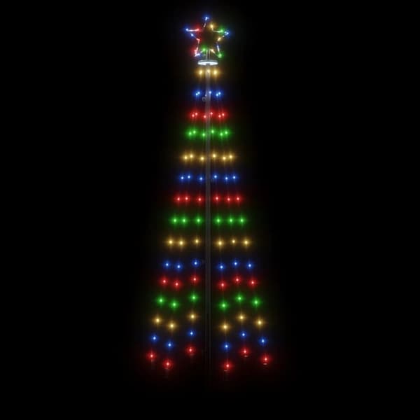 vidaXL Julgranskon färgglad 108 LEDs 70x180 cm