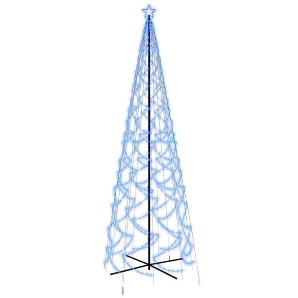 vidaXL Julgranskon blå 1400 LEDs 160x500 cm