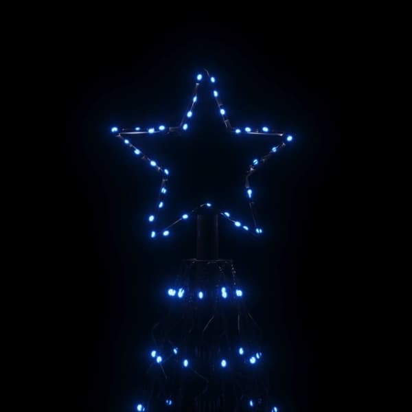 vidaXL Julgranskon blå 1400 LEDs 160x500 cm
