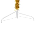 Miniatyrbild 6 av 9: vidaXL Smal halv plastgran med stativ guld 150 cm