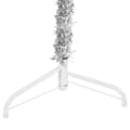Miniatyrbild 7 av 9: vidaXL Smal halv plastgran med stativ silver 240 cm