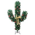 Miniatyrbild 4 av 10: vidaXL Julkaktus med fot LED grön 210 cm PVC