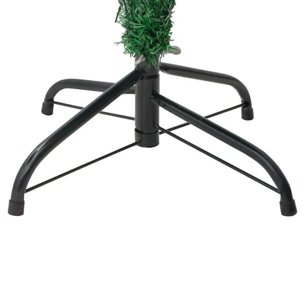 vidaXL Julkaktus med fot LED grön 210 cm PVC