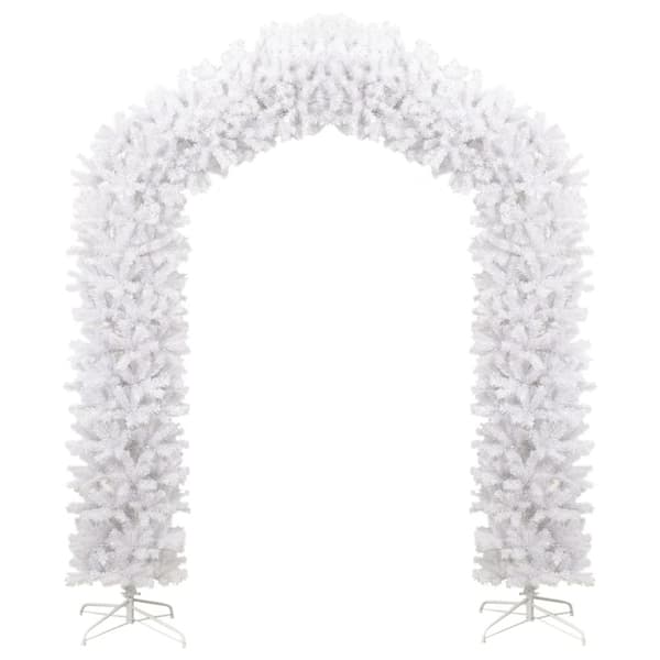 vidaXL Julgirlang vit 270 cm