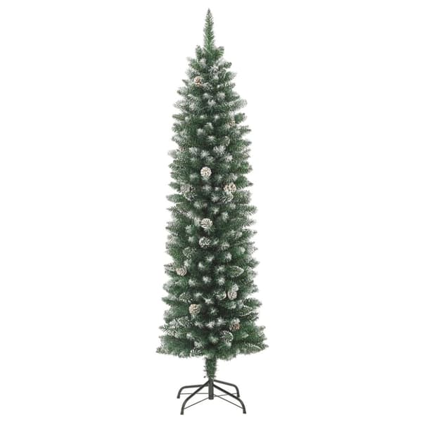 vidaXL Smal plastgran med fot 120 cm PVC