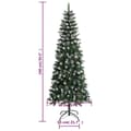 Miniatyrbild 9 av 9: vidaXL Plastgran med fot grön 240 cm PVC