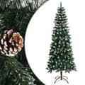 Miniatyrbild 1 av 9: vidaXL Plastgran med fot grön 210 cm PVC
