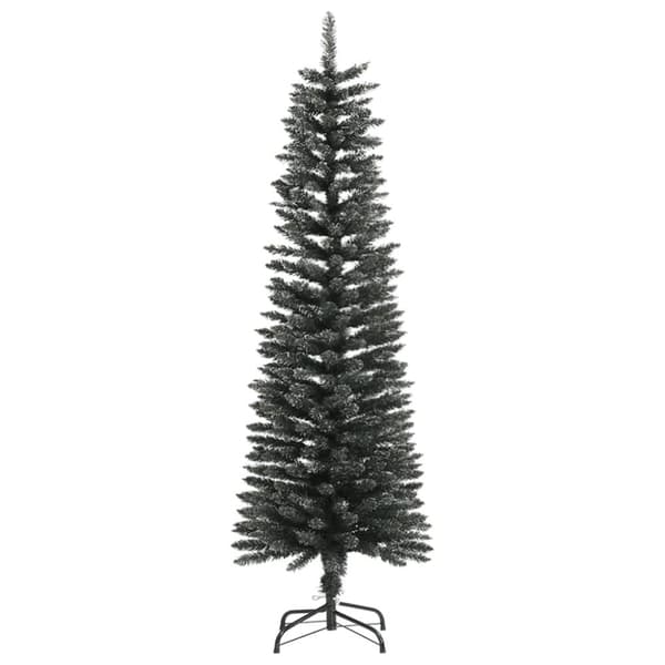vidaXL Smal plastgran med fot grön 150 cm PVC