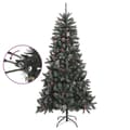 Miniatyrbild 3 av 9: vidaXL Plastgran med fot grön 210 cm PVC