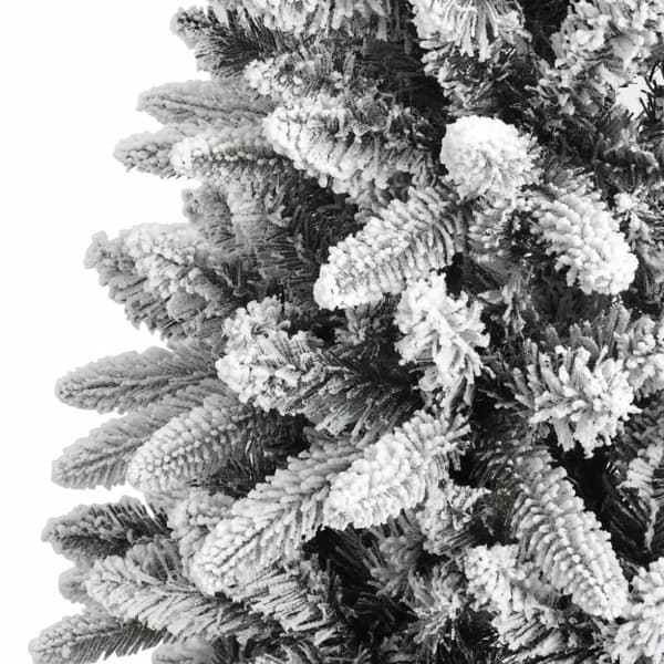 vidaXL Plastgran med snö 120 cm PVC&PE