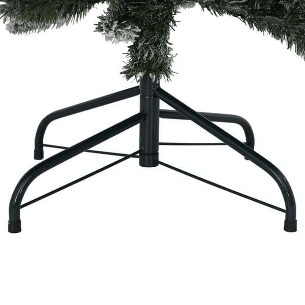 vidaXL Plastgran med snö 120 cm PVC&PE