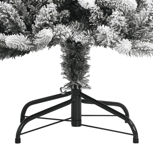 vidaXL Plastgran med snö 210 cm PVC&PE