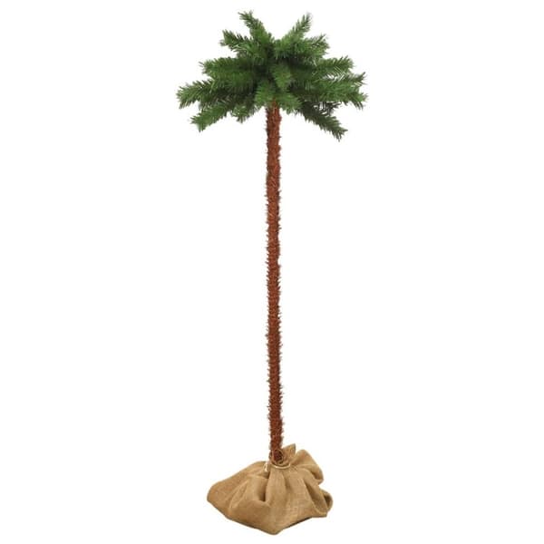 vidaXL Konstpalm med LEDs 150 cm