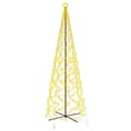 Miniatyrbillede 1 af 11: vidaXL kegleformet juletræ 160x500 cm 1400 LED'er varmt hvidt lys