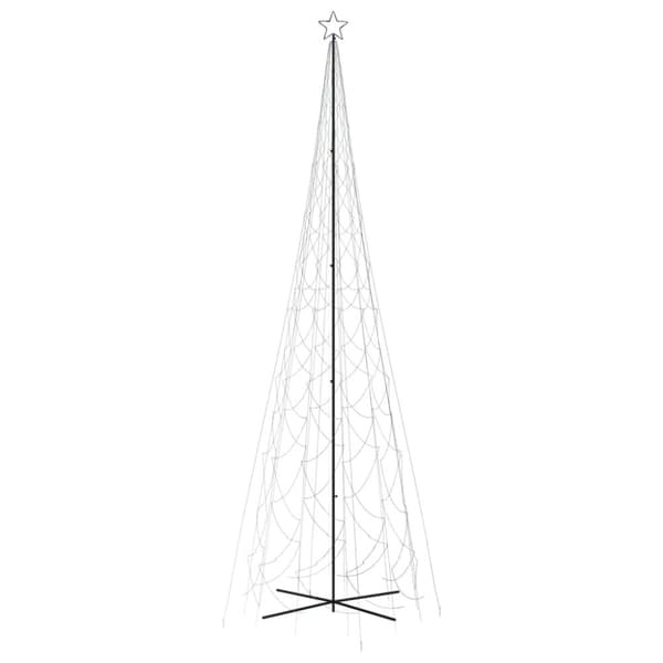 vidaXL Kartio joulukuusi 3000 sinistä LED-valoa 230x800 cm