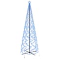 Pikkukuva 3 / 11: vidaXL Kartio joulukuusi 1400 sinistä LED-valoa 160x500 cm