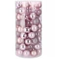 Miniatyrbild 3 av 4: Julgranskulor - SPRINGOS - 100 st - Ø 6 cm - Plast - Rosa