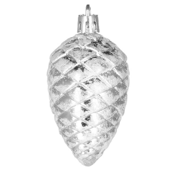 Julkulor - SPRINGOS® - 77 st - Okrossbara - Silver - Elegant dekoration