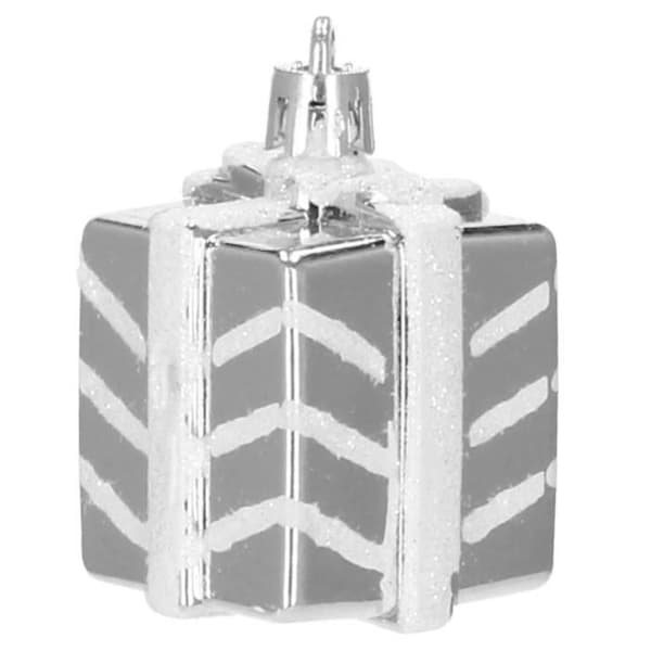 Julkulor - SPRINGOS® - 77 st - Okrossbara - Silver - Elegant dekoration