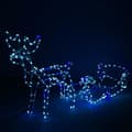 Miniatyrbild 3 av 4: Renren LED med släde - SPRINGOS - 288 LED - 210 cm - Kallvit - IP44
