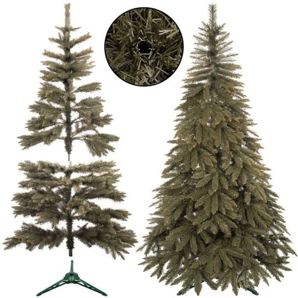 Julgran Artificiell - SPRINGOS - 150 cm - Grön - 451 Grenar - Stöd Ingår