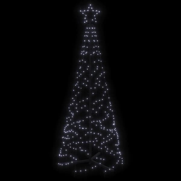 vidaXL Julgranskon kallvit 200 LEDs 70x180 cm