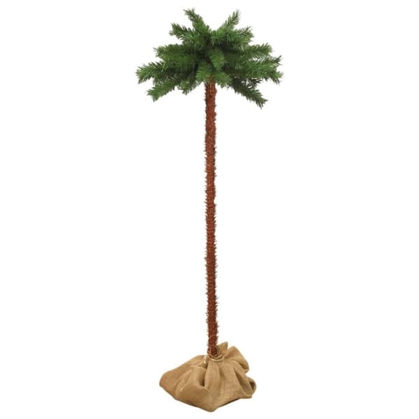 vidaXL Konstpalm med LEDs 120 cm