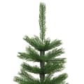 Miniatyrbillede 3 af 8: vidaXL kunstigt smalt juletræ med juletræsfod 120 cm PE