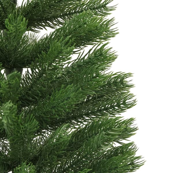 vidaXL kunstigt smalt juletræ med juletræsfod 120 cm PE