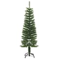 Miniatyrbillede 2 af 8: vidaXL kunstigt smalt juletræ med juletræsfod 120 cm PE