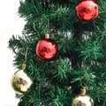 Pikkukuva 5 / 9: vidaXL Joulukaktus telineellä ja LED-valoilla vihreä 210 cm PVC