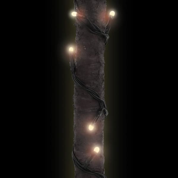 vidaXL LED-palmetræ 180 cm 96 LED'er varmt hvidt lys hvid