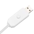 Miniatyrbillede 6 af 9: vidaXL LED-birketræ 300 cm 240 LED'er varmt hvidt lys hvid
