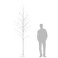 Miniatyrbillede 7 af 9: vidaXL LED-birketræ 300 cm 240 LED'er varmt hvidt lys hvid