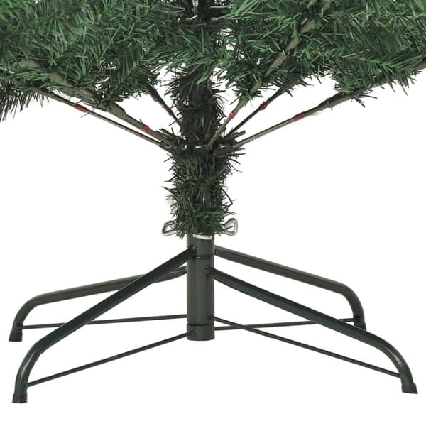 vidaXL kunstigt juletræ med juletræsfod 240 cm PVC