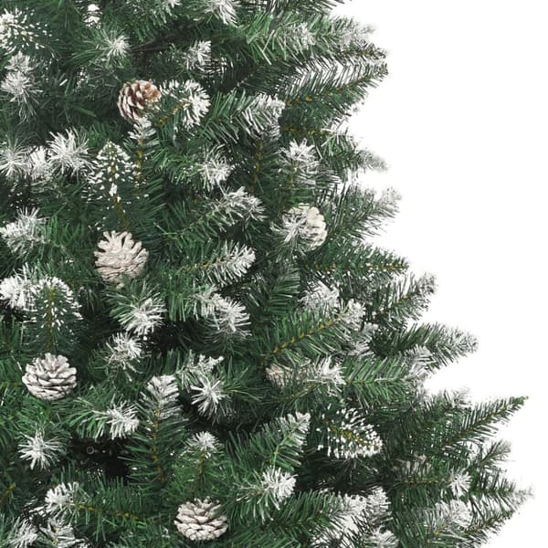vidaXL kunstigt juletræ med juletræsfod 180 cm PVC