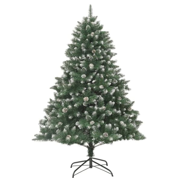 vidaXL kunstigt juletræ med juletræsfod 180 cm PVC