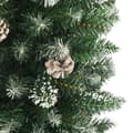 Miniatyrbillede 4 af 8: vidaXL kunstigt smalt juletræ med juletræsfod 180 cm PVC