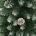 Miniatyrbillede 5 af 8: vidaXL kunstigt smalt juletræ med juletræsfod 180 cm PVC