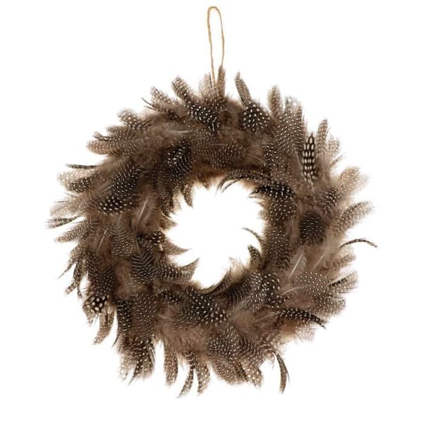 Krona av fjädrar guinea 26 cm