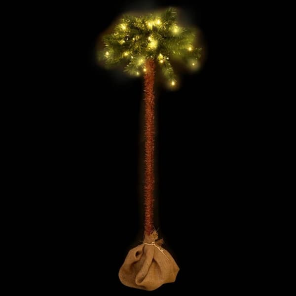 vidaXL juletræ med LED-lys 210 cm