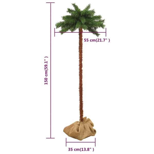 vidaXL Joulupuu LED-valoilla 150 cm