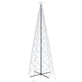 Pikkukuva 1 / 11: vidaXL Kartio joulukuusi 1400 kylmän valkoista LED-valoa 160x500 cm