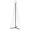 Pikkukuva 3 / 10: vidaXL Kartio joulukuusi 200 lämpimän valkoista LED-valoa 70x180 cm