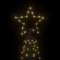 Pikkukuva 5 / 10: vidaXL Kartio joulukuusi 200 lämpimän valkoista LED-valoa 70x180 cm